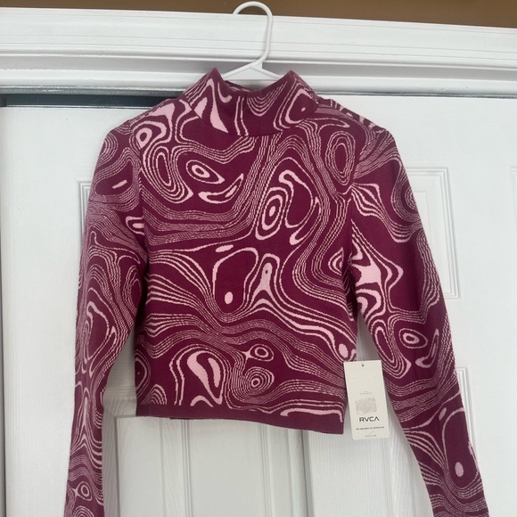 APRÈS SWEATER LONG SLEEVE CROP TOP - M - Picture 2 of 8